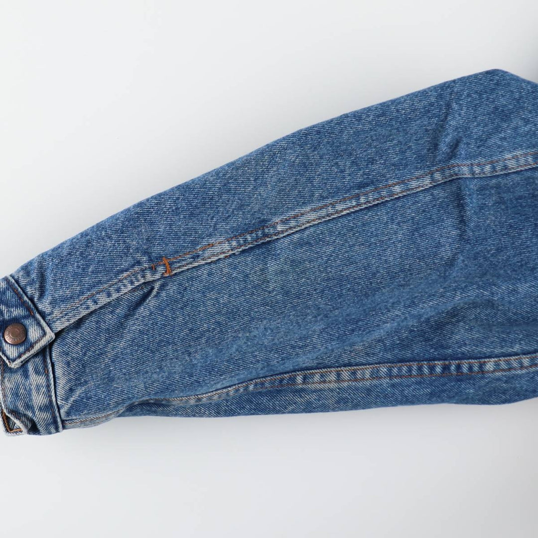 1990'S Levi's 70608-0214 Denim Boa Jacket, Men's Size M (approx.), Vintage cotton blue type Vintage Second Hand