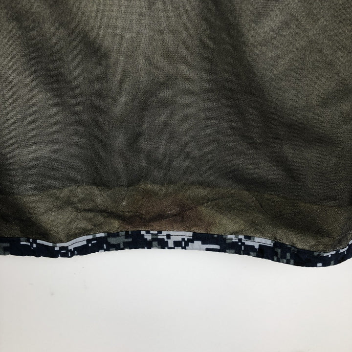 PARKA WORKING US NAVY Camouflage Pattern NWU Digital Camo Military Gore-Tex Parka Made in USA Men's Size M (Equivalent) Genuine US Military Issue Nylon navy blue type Vintage Second Hand