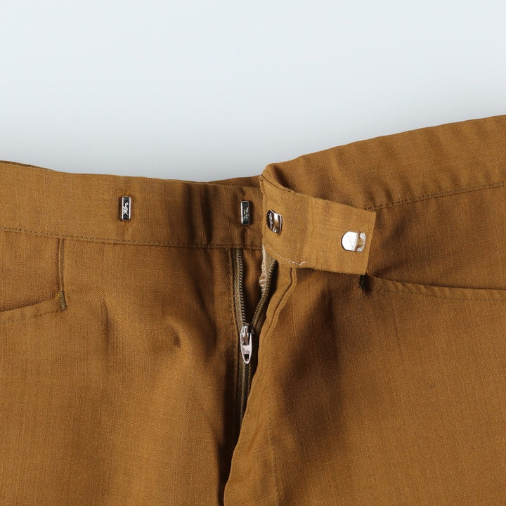 ~90'S HARRIS SLACKS Shorts, Men's W35 (approx.), Vintage unclear beige type brown Vintage Second Hand