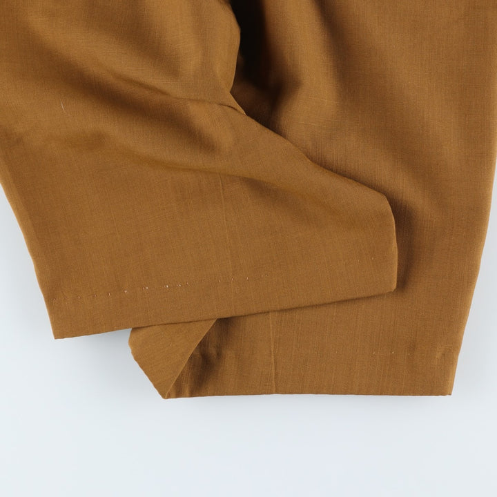 ~90'S HARRIS SLACKS Shorts, Men's W35 (approx.), Vintage unclear beige type brown Vintage Second Hand