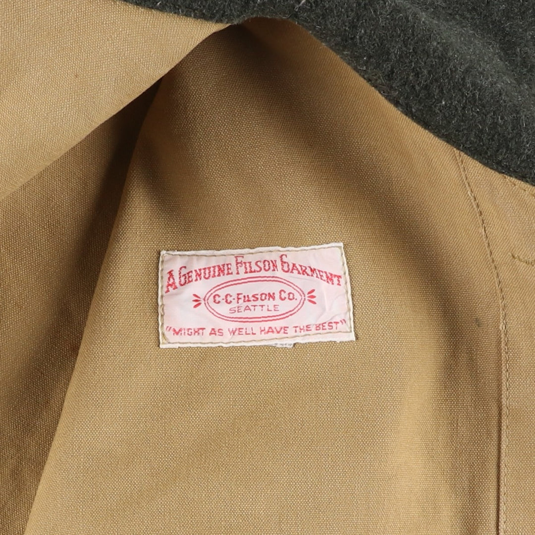 Filson Oiled Hunting Jacket, Men's XL unclear Khaki type Vintage Second Hand