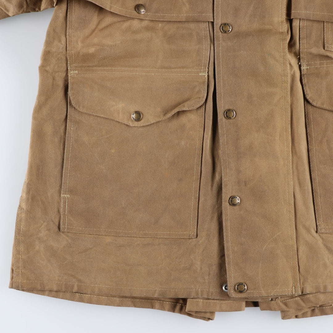 Filson waxed cotton oiled jacket, made in the USA, men's size L, vintage cotton Beige type Vintage Second Hand