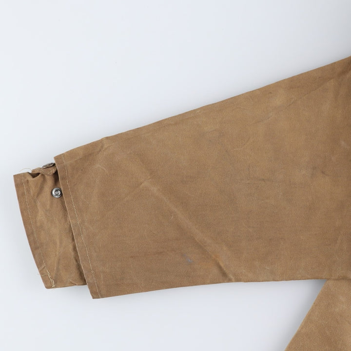 Filson waxed cotton oiled jacket, made in the USA, men's size L, vintage cotton Beige type Vintage Second Hand