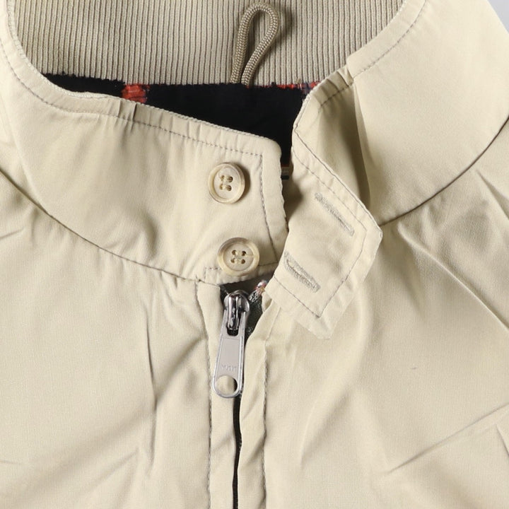 Vintage 80s-90'S LL Bean Harrington Swing Jacket, Made in USA, Men's XL polyester Beige type Vintage Second Hand