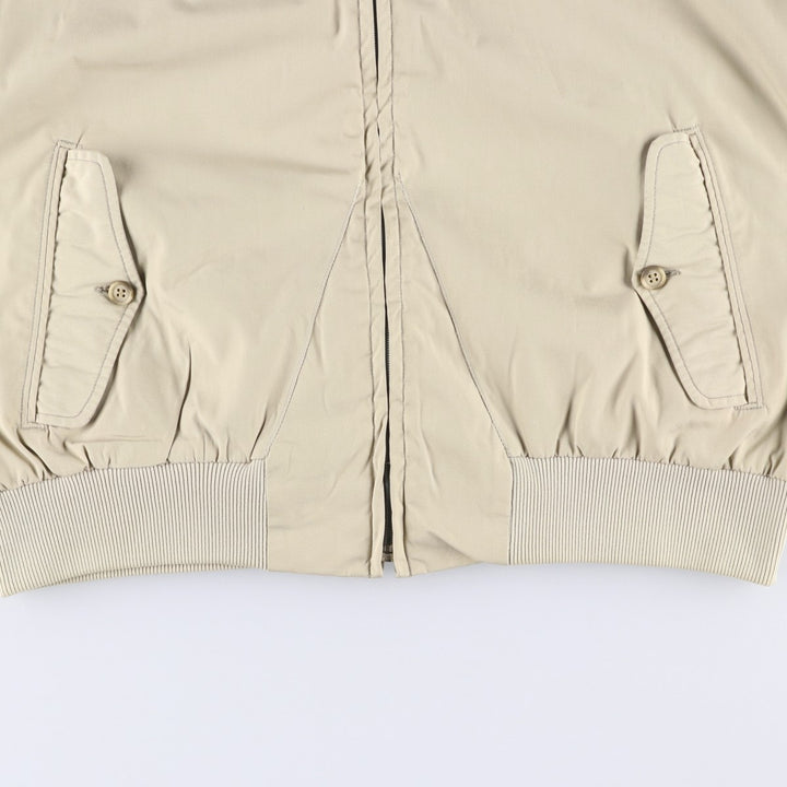 Vintage 80s-90'S LL Bean Harrington Swing Jacket, Made in USA, Men's XL polyester Beige type Vintage Second Hand