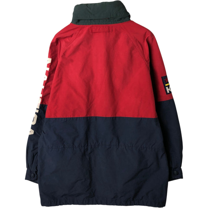 90'S Nautica sailing jacket, men's XL size, vintage cotton red type Vintage Second Hand