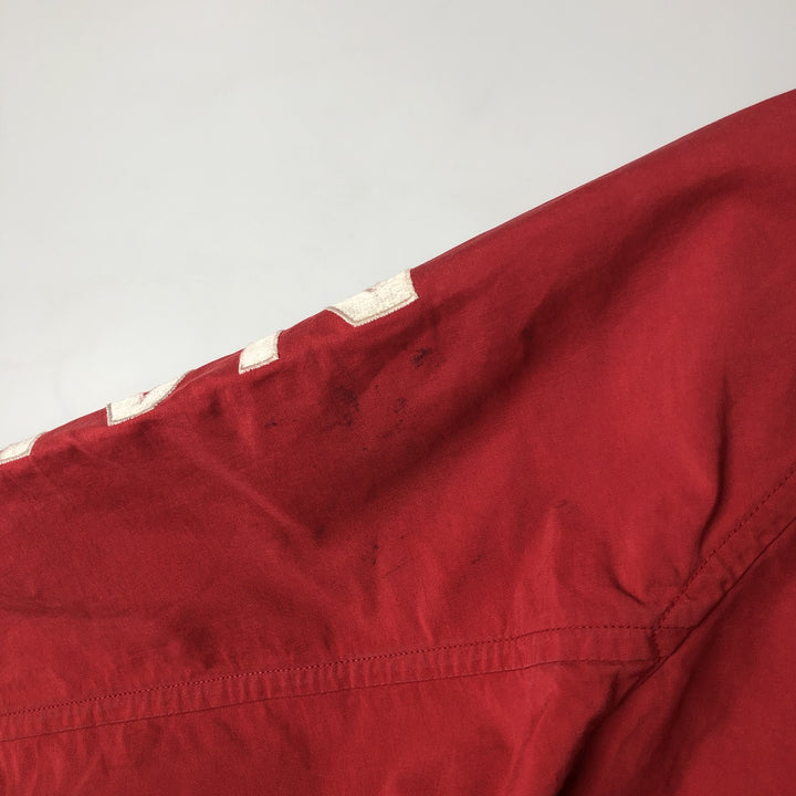 90'S Nautica sailing jacket, men's XL size, vintage cotton red type Vintage Second Hand