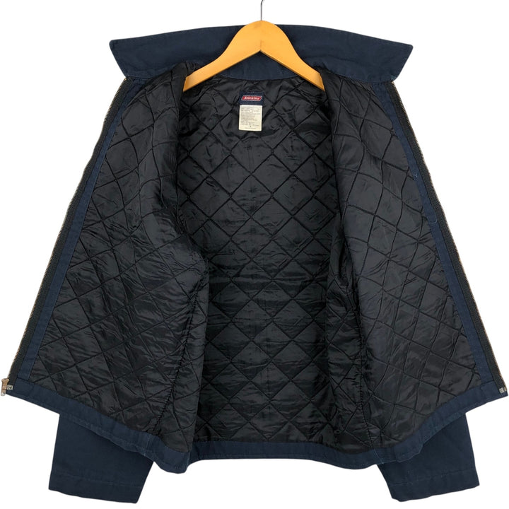 Dickies padded work jacket, men's size M polyester navy blue type Vintage Second Hand