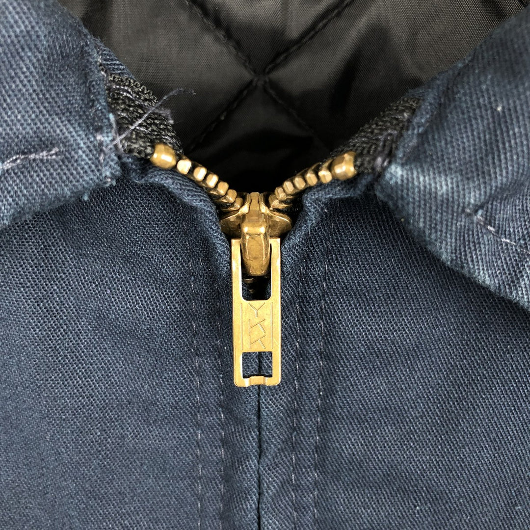 Dickies padded work jacket, men's size M polyester navy blue type Vintage Second Hand