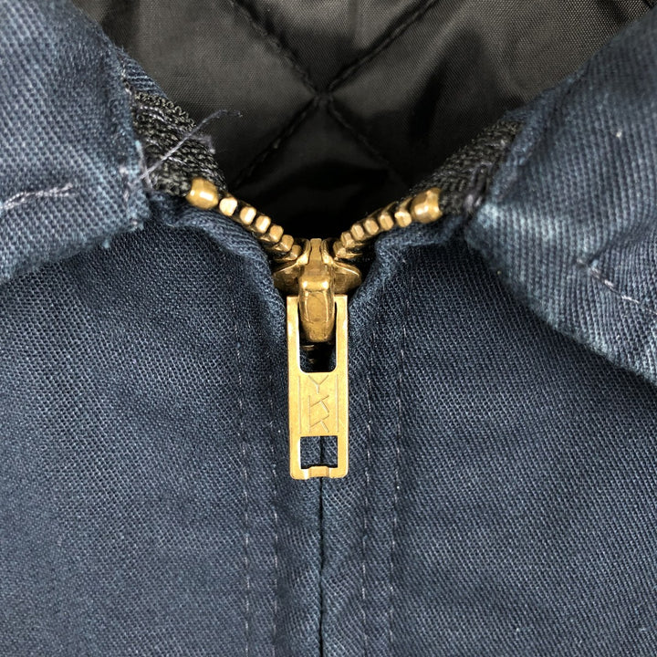 Dickies padded work jacket, men's size M polyester navy blue type Vintage Second Hand