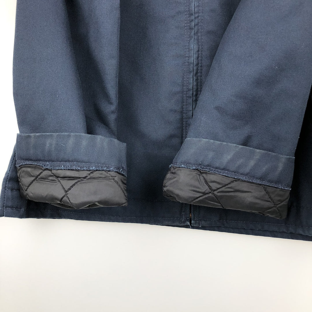Dickies padded work jacket, men's size M polyester navy blue type Vintage Second Hand