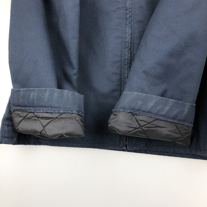 Dickies padded work jacket, men's size M polyester navy blue type Vintage Second Hand
