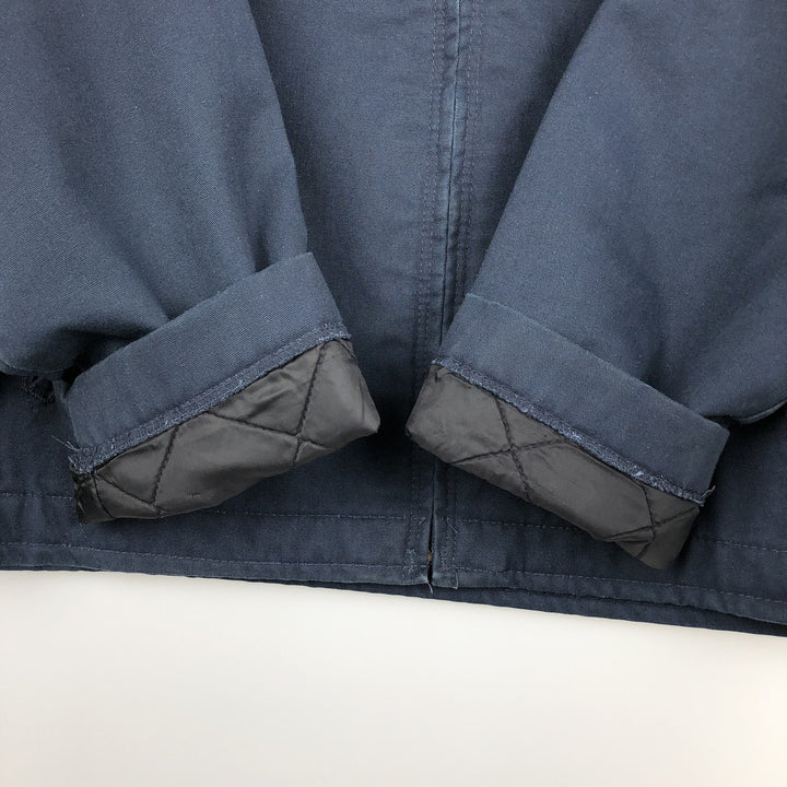 Dickies padded work jacket, men's size M polyester navy blue type Vintage Second Hand