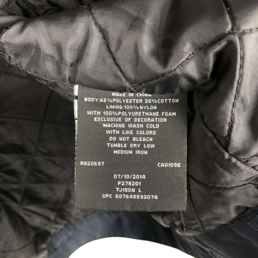 Dickies TJ15DN Eisenhower Jacket, Padded Work Jacket, Men's Size L polyester navy blue type Vintage Second Hand