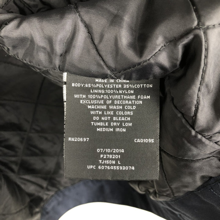 Dickies TJ15DN Eisenhower Jacket, Padded Work Jacket, Men's Size L polyester navy blue type Vintage Second Hand