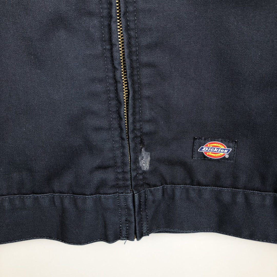 Dickies TJ15DN Eisenhower Jacket, Padded Work Jacket, Men's Size L polyester navy blue type Vintage Second Hand