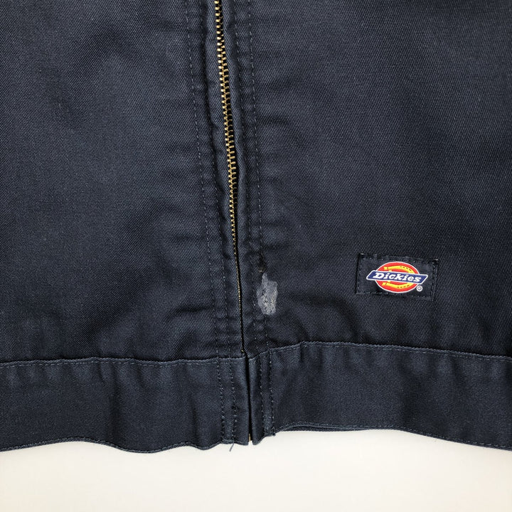 Dickies TJ15DN Eisenhower Jacket, Padded Work Jacket, Men's Size L polyester navy blue type Vintage Second Hand