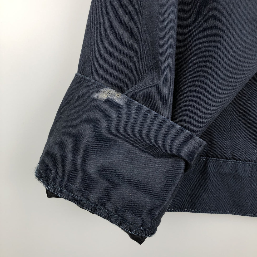 Dickies TJ15DN Eisenhower Jacket, Padded Work Jacket, Men's Size L polyester navy blue type Vintage Second Hand