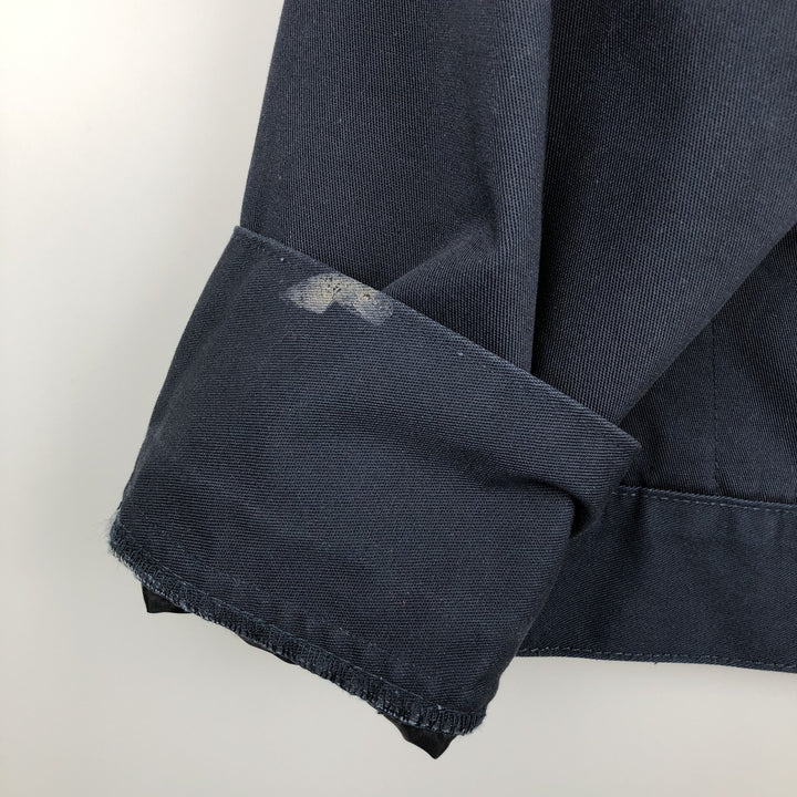 Dickies TJ15DN Eisenhower Jacket, Padded Work Jacket, Men's Size L polyester navy blue type Vintage Second Hand