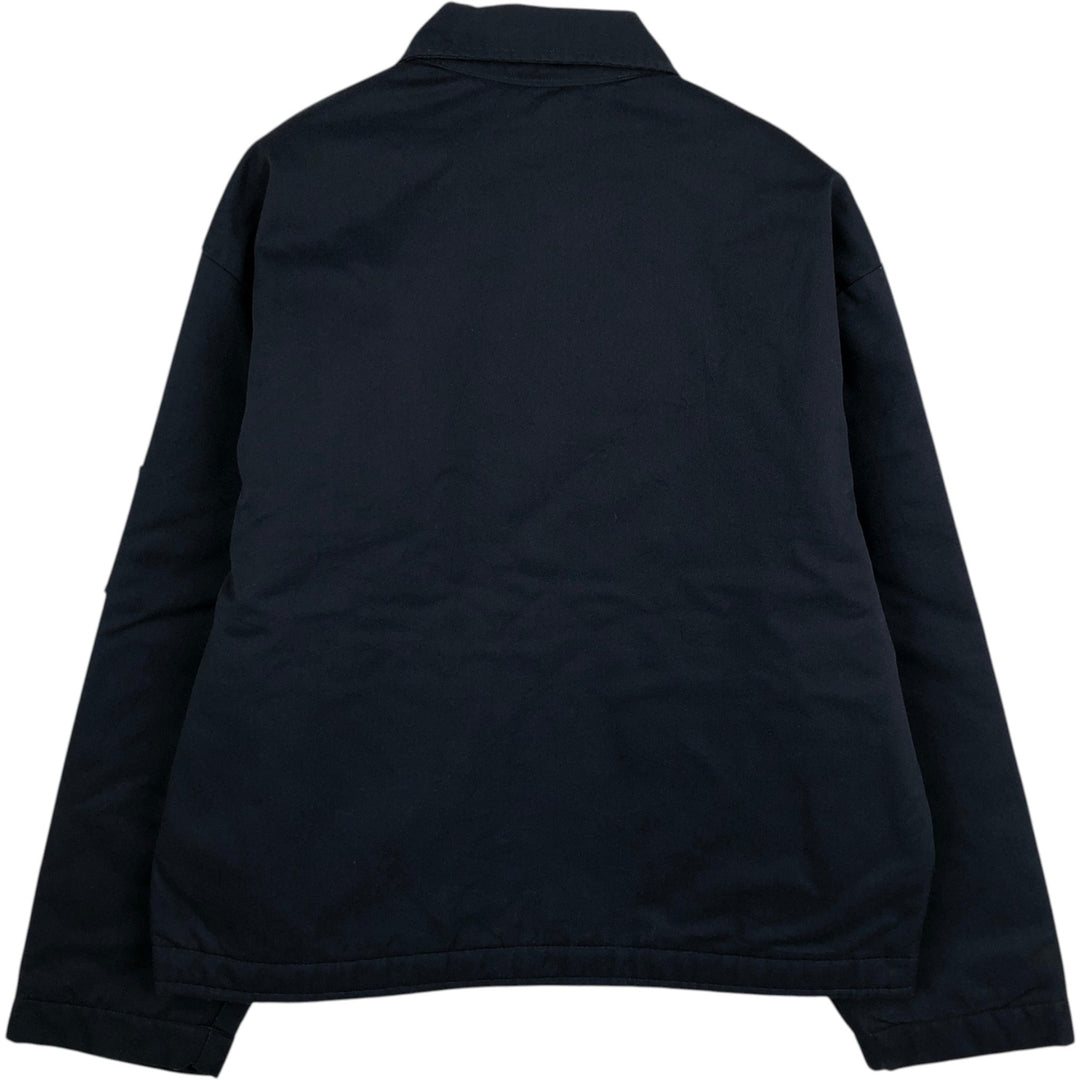 Dickies padded work jacket, men's size XL polyester navy blue type Vintage Second Hand
