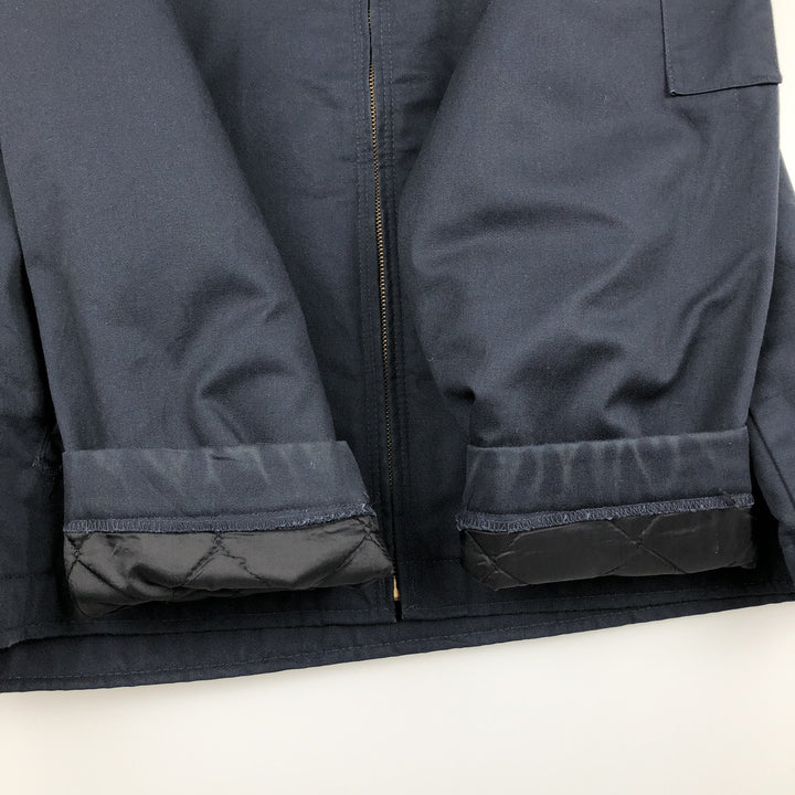 Dickies padded work jacket, men's size XL polyester navy blue type Vintage Second Hand