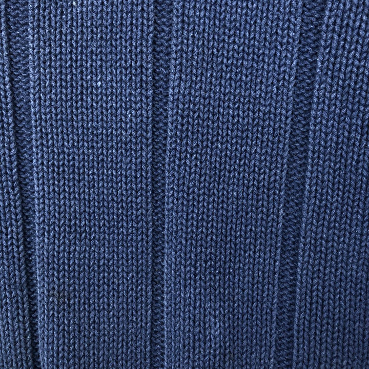 Vintage 80s-90'S GAP linen knit sweater, men's size L. Lamy navy blue type Vintage Second Hand