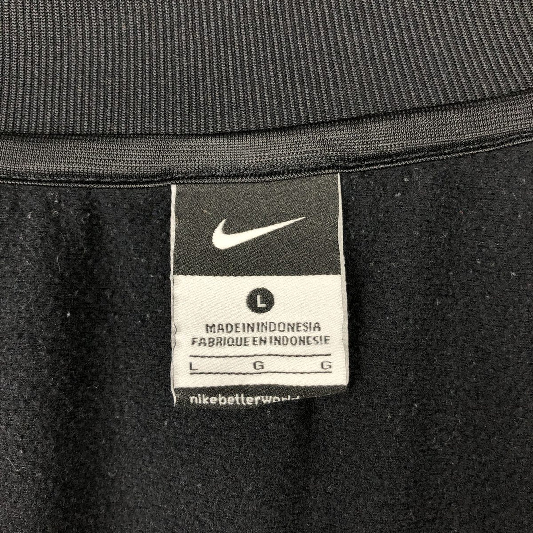 Nike Jersey Track Jacket Men's Size L polyester black type Vintage Second Hand