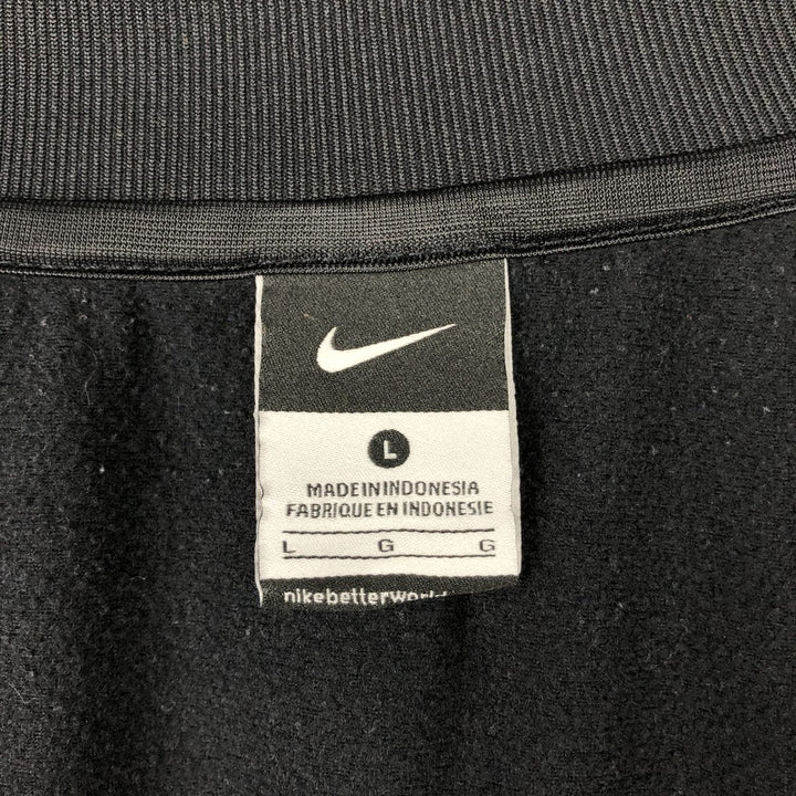 Nike Jersey Track Jacket Men's Size L polyester black type Vintage Second Hand