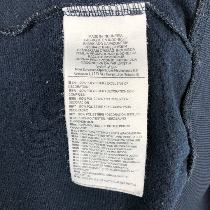 Nike Jersey Track Jacket Men's XL polyester navy blue type Vintage Second Hand