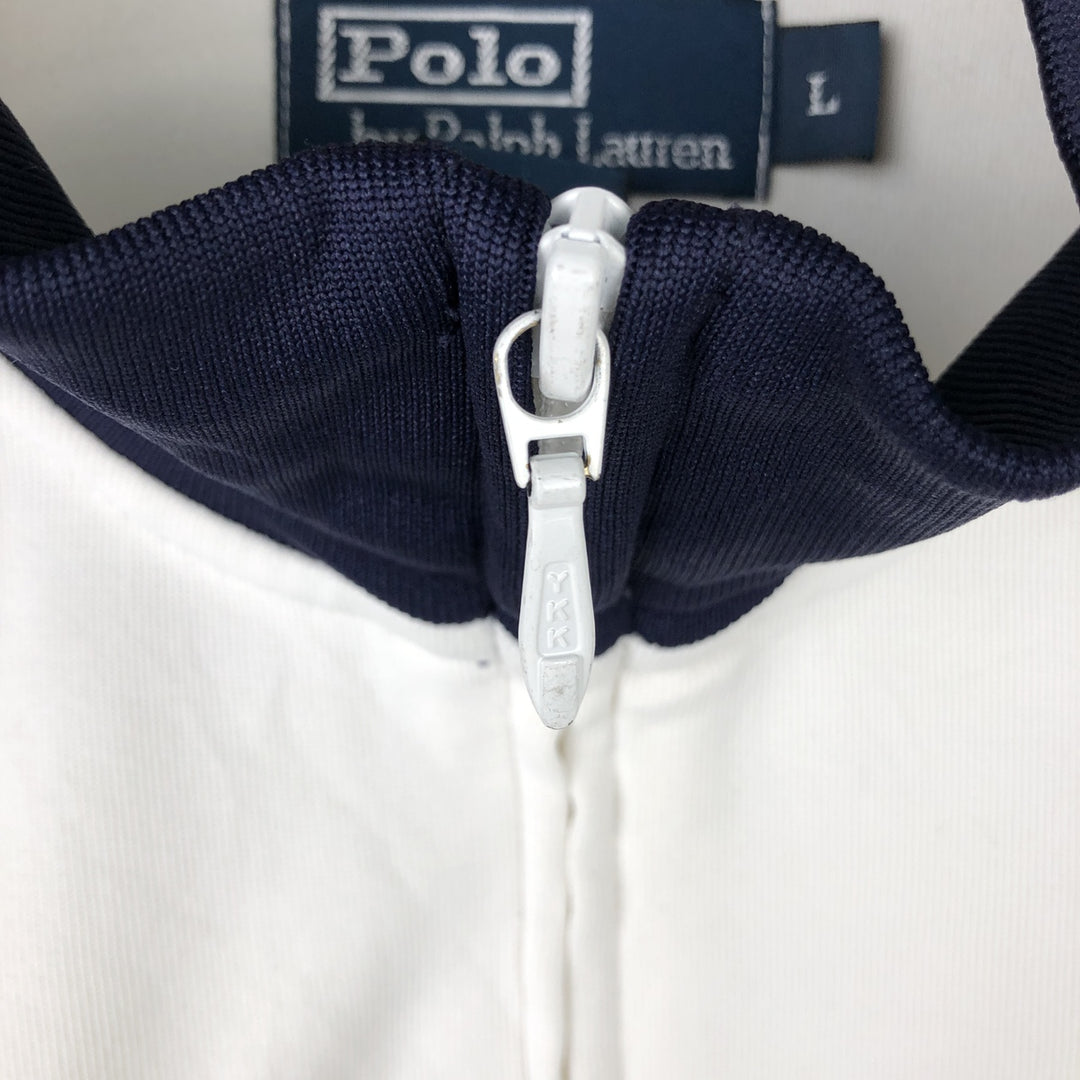 Ralph Lauren POLO by Ralph Lauren cotton jersey, men's size L cotton white type Vintage Second Hand