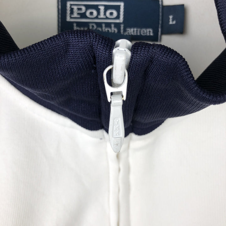Ralph Lauren POLO by Ralph Lauren cotton jersey, men's size L cotton white type Vintage Second Hand