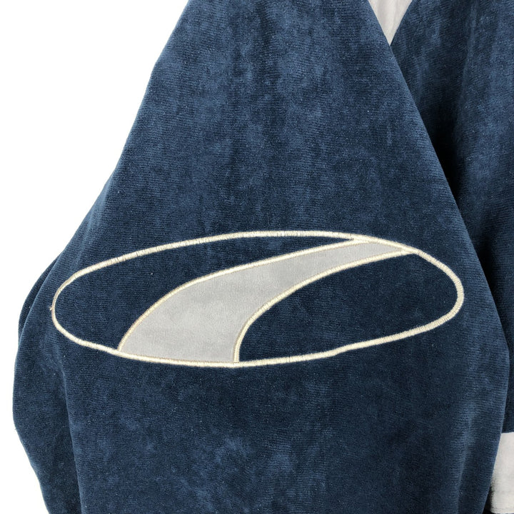 90s-00'S PUMA Velour Jersey Track Jacket, Men's Size L unclear navy blue type Vintage Second Hand