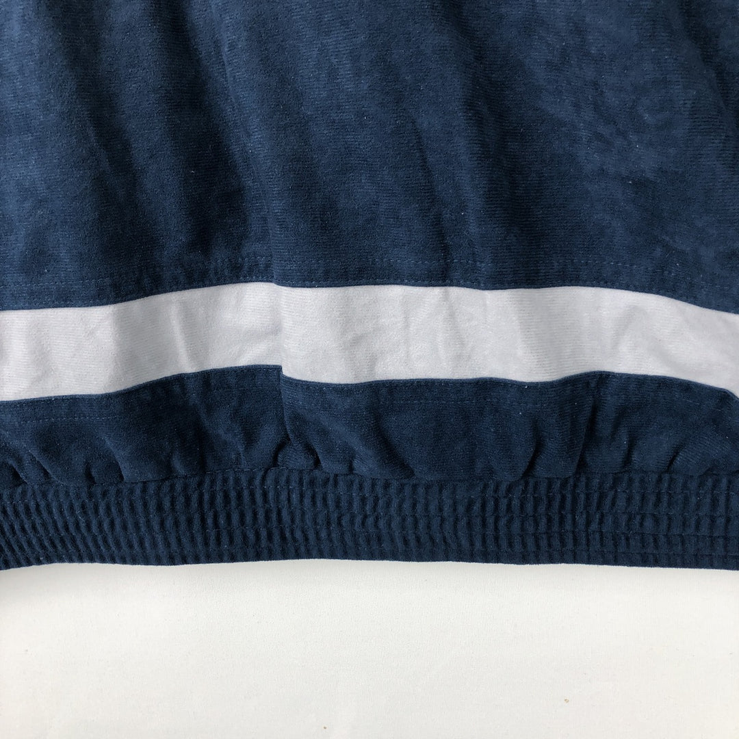 90s-00'S PUMA Velour Jersey Track Jacket, Men's Size L unclear navy blue type Vintage Second Hand