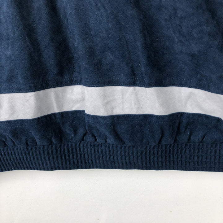 90s-00'S PUMA Velour Jersey Track Jacket, Men's Size L unclear navy blue type Vintage Second Hand