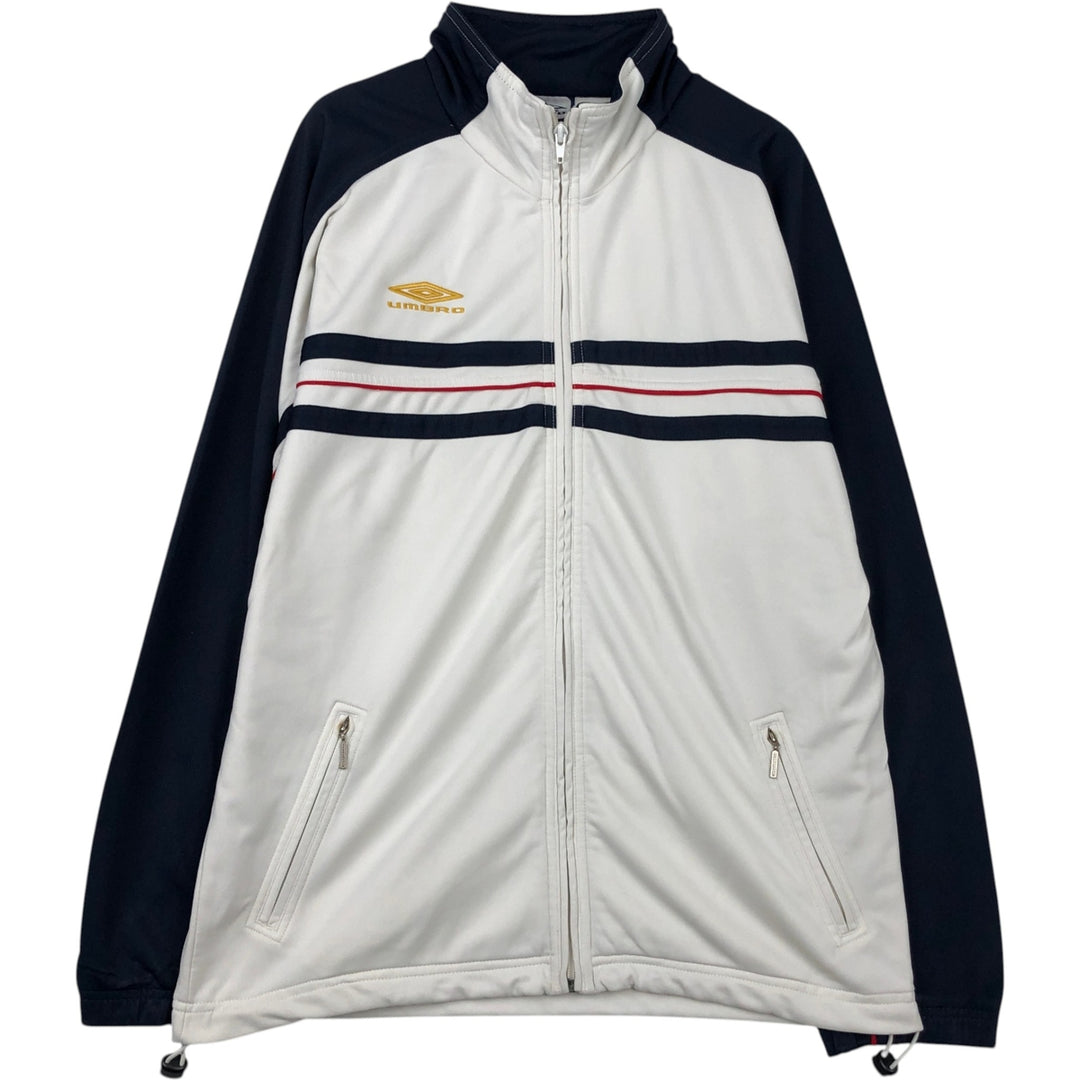 Umbro UMBRO Jersey Track Jacket, Men's Size Small unclear white type Vintage Second Hand