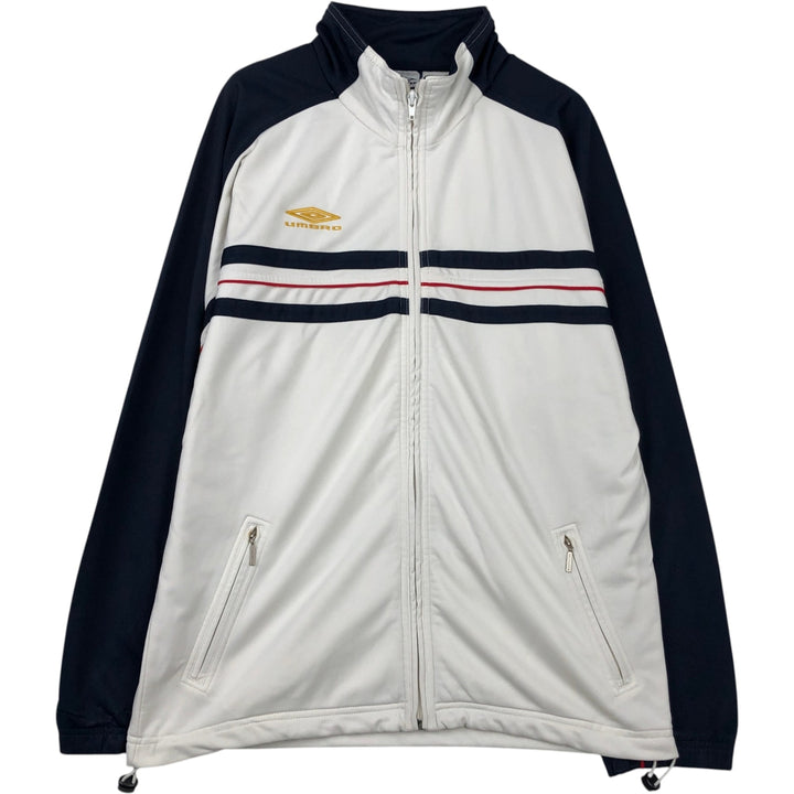 Umbro UMBRO Jersey Track Jacket, Men's Size Small unclear white type Vintage Second Hand