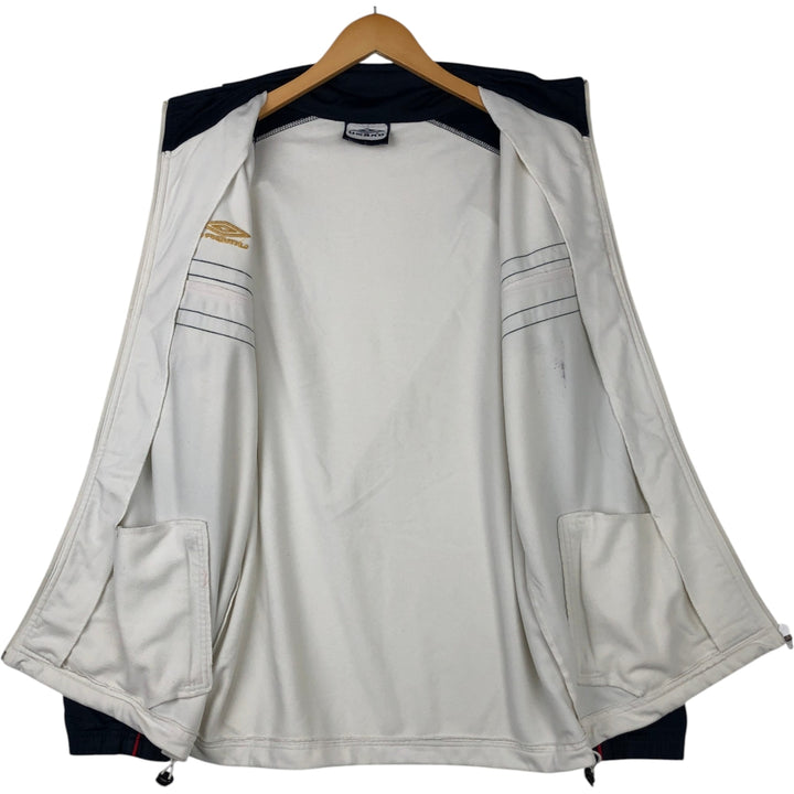 Umbro UMBRO Jersey Track Jacket, Men's Size Small unclear white type Vintage Second Hand