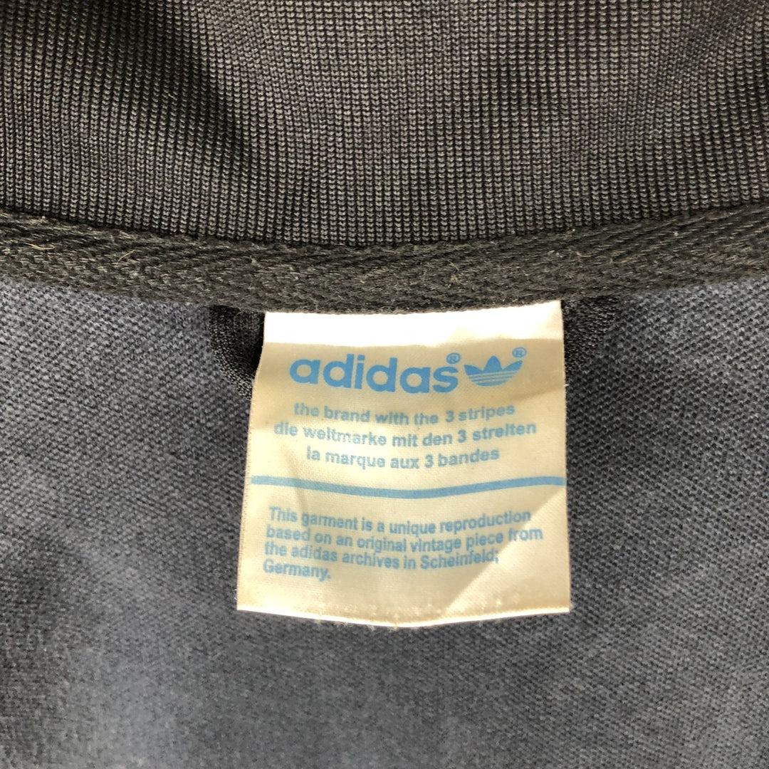 00'S adidas back logo jersey track jacket men's size L polyester gray type Vintage Second Hand