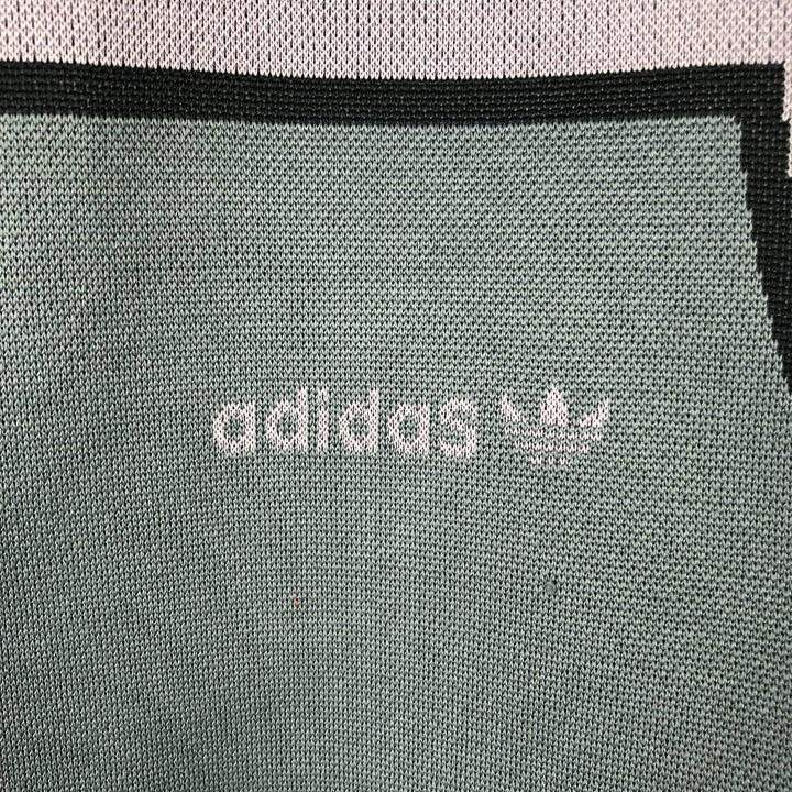 00'S adidas back logo jersey track jacket men's size L polyester gray type Vintage Second Hand