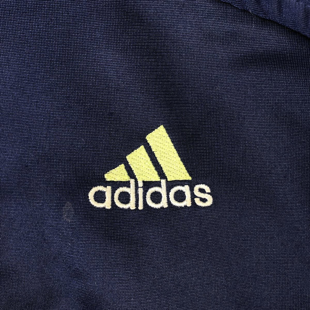 90s-00'S Adidas Back Logo Jersey Track Jacket, Men's Size L unclear navy blue type Vintage Second Hand