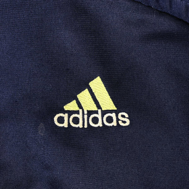 90s-00'S Adidas Back Logo Jersey Track Jacket, Men's Size L unclear navy blue type Vintage Second Hand