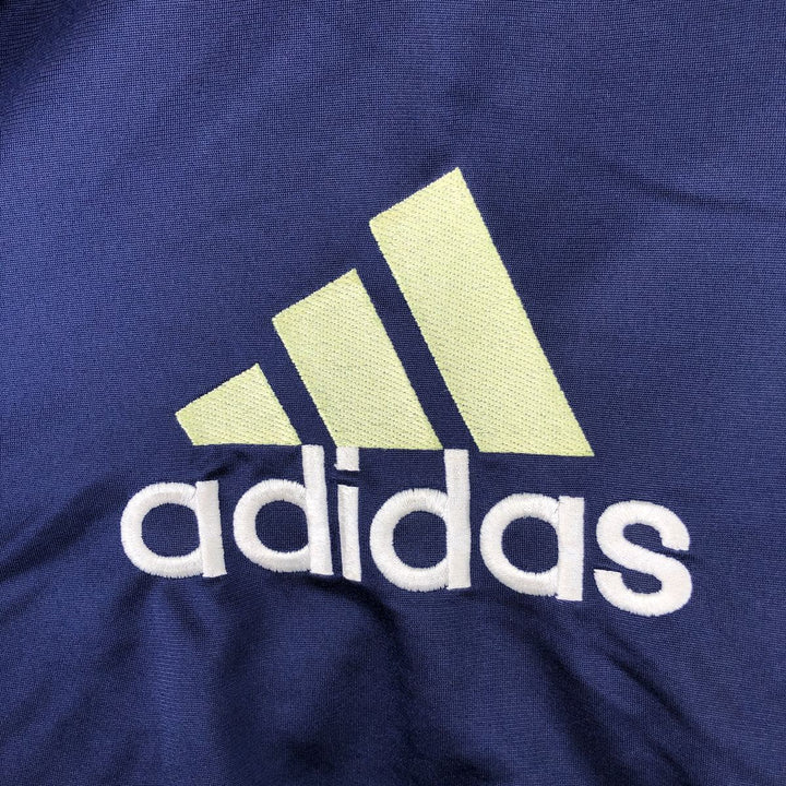 90s-00'S Adidas Back Logo Jersey Track Jacket, Men's Size L unclear navy blue type Vintage Second Hand