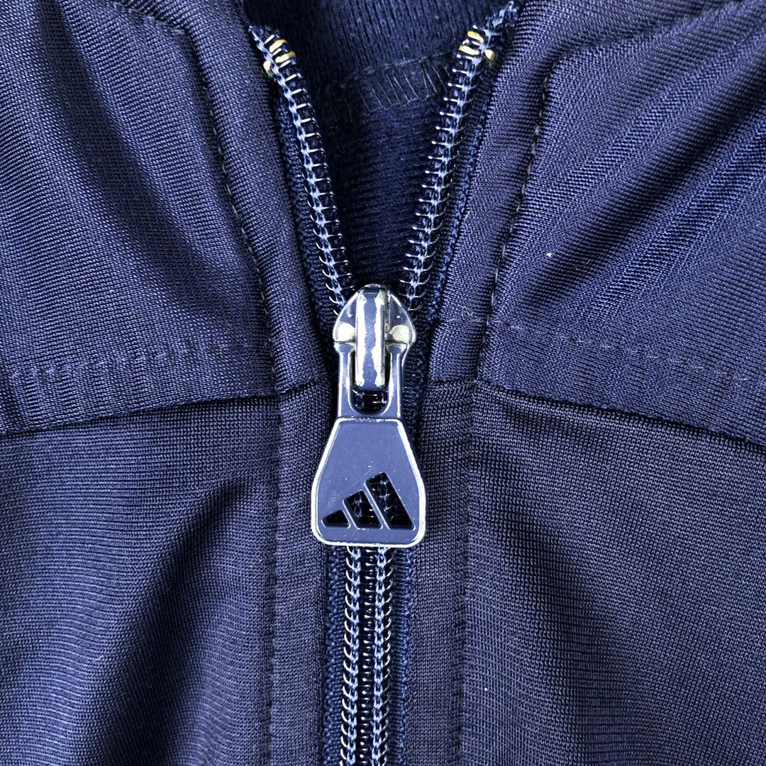 90s-00'S Adidas Back Logo Jersey Track Jacket, Men's Size L unclear navy blue type Vintage Second Hand