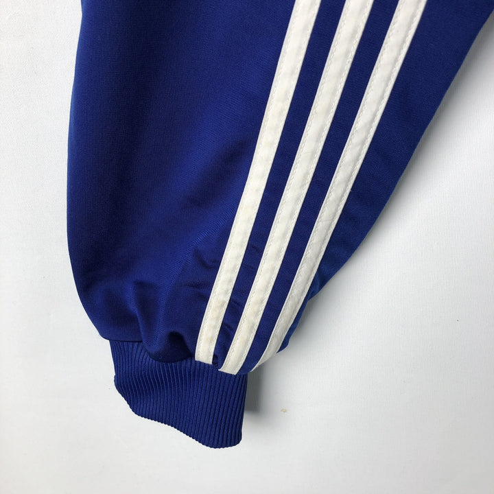 90s-00'S Adidas Back Logo 2-Way Jersey Track Jacket, Men's Size Medium polyester blue type Vintage Second Hand