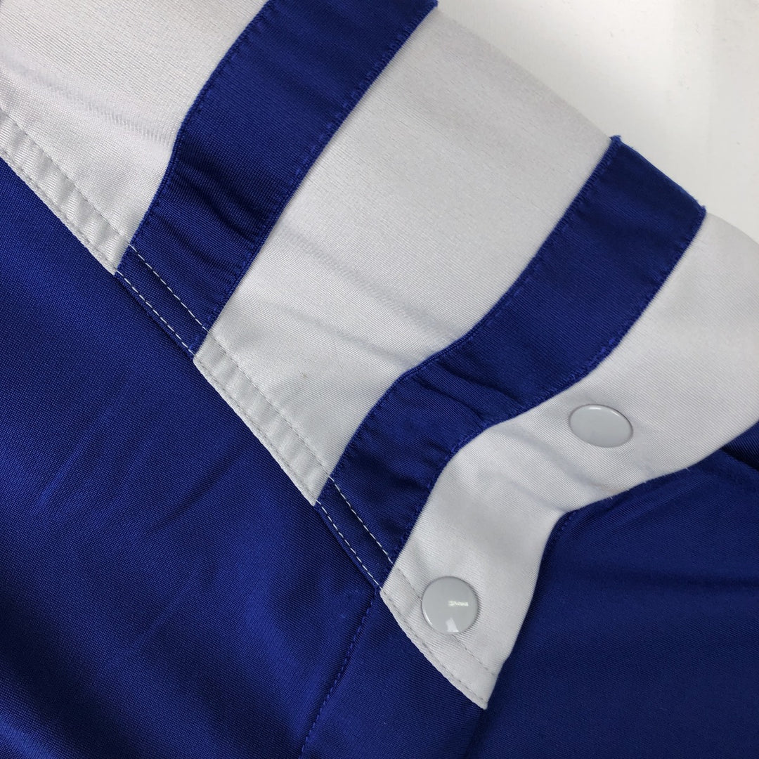 90s-00'S Adidas Back Logo 2-Way Jersey Track Jacket, Men's Size Medium polyester blue type Vintage Second Hand