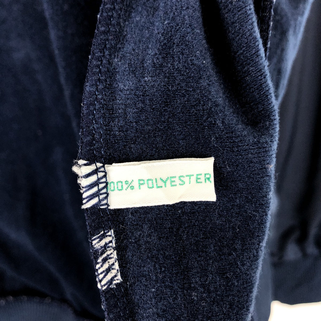 80'S PUMA High Neck Jersey Track Jacket, Men's Size Medium polyester navy blue type Vintage Second Hand