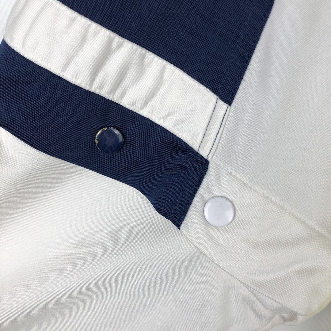 90s-00'S Adidas Back Logo 2-Way Jersey Track Jacket, Men's Size Medium polyester white type Vintage Second Hand