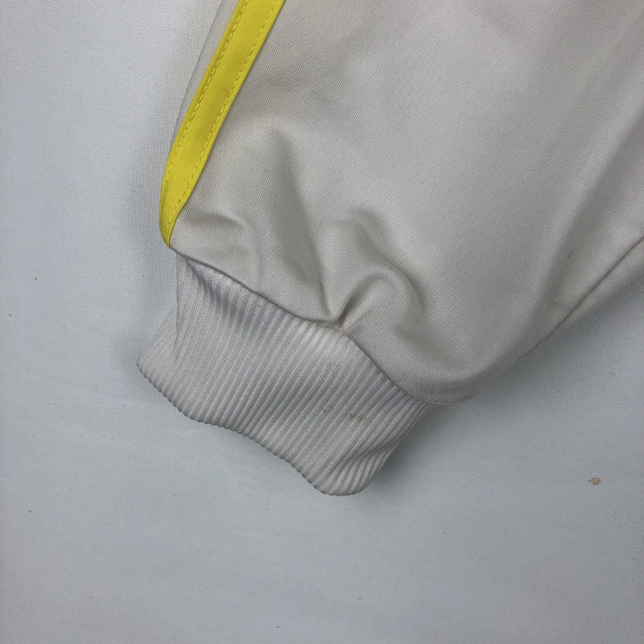 90s-00'S Adidas Back Logo 2-Way Jersey Track Jacket, Men's Size Medium polyester white type Vintage Second Hand
