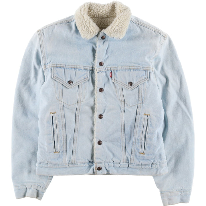 90'S Vintage Levi's San Francisco Padded Denim Jacket, Men's Size Medium unclear blue type Vintage Second Hand