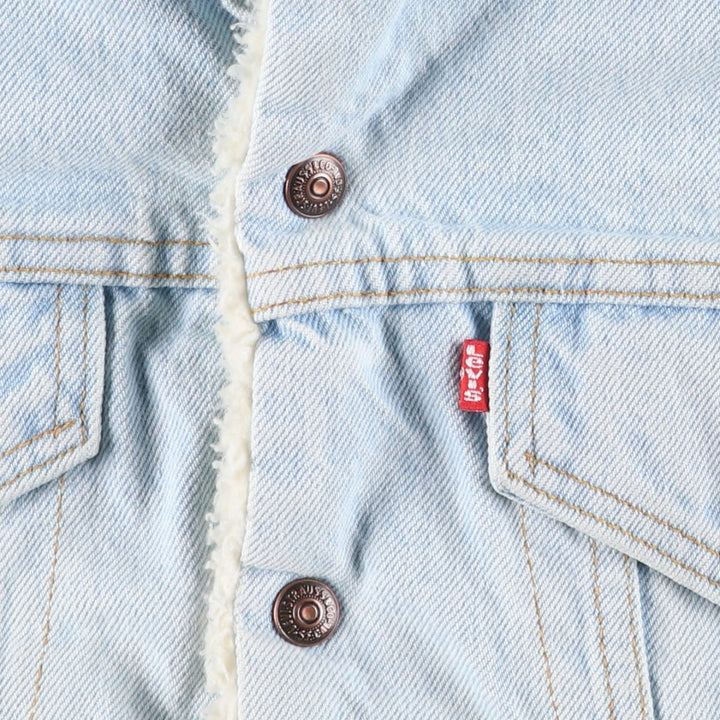 90'S Vintage Levi's San Francisco Padded Denim Jacket, Men's Size Medium unclear blue type Vintage Second Hand
